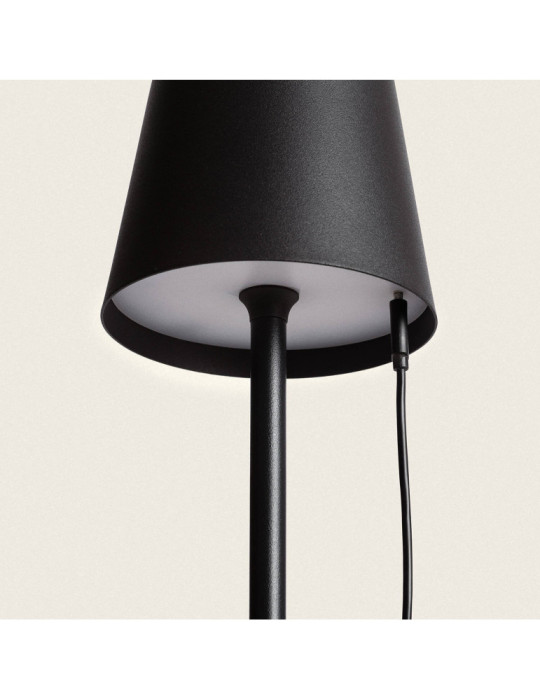 Lampe à Poser LED Portable 3W Anisa Métal avec Batterie Rechargeable USB
