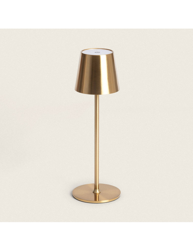 Lampe à Poser LED Portable 3W Anisa Métal avec Batterie Rechargeable USB Lampe à Poser LED Portable 3W Anisa Métal avec Batterie Rechargeable USB