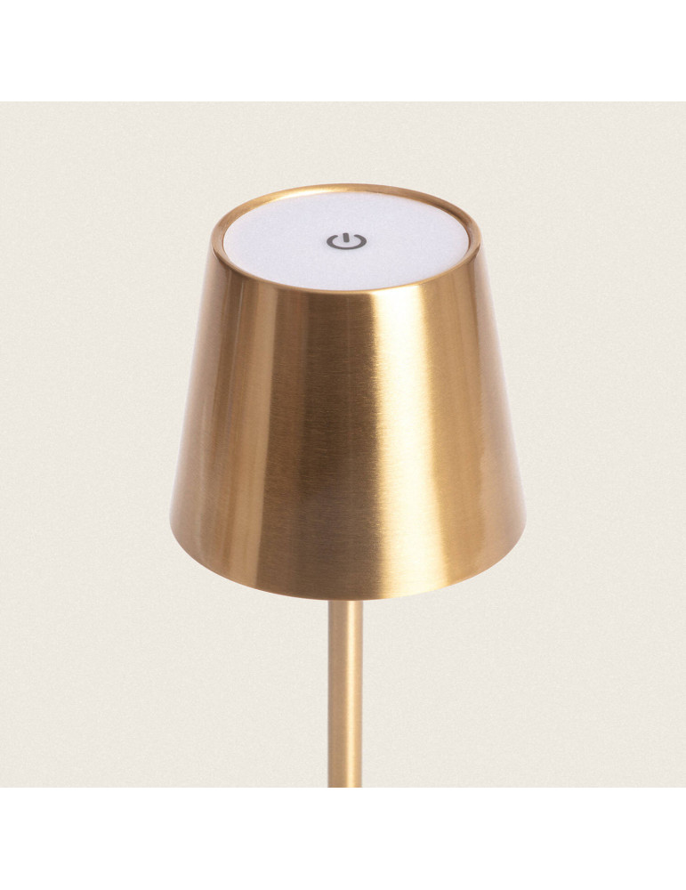 Lampe à Poser LED Portable 3W Anisa Métal avec Batterie Rechargeable USB