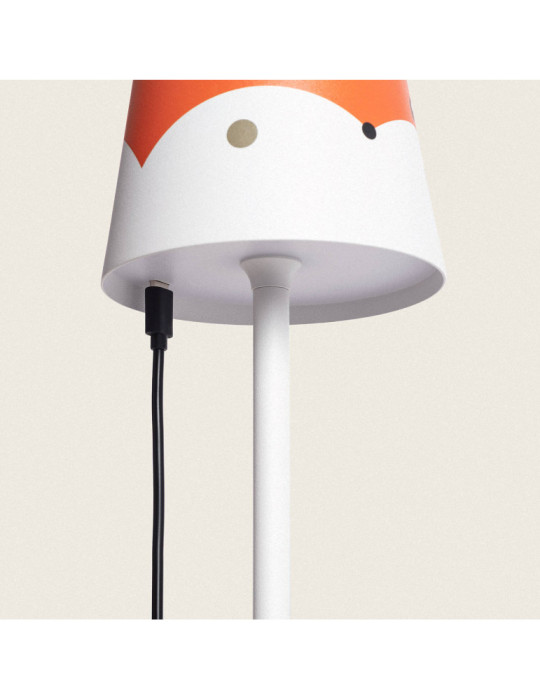 Lampe à Poser LED Portable 3W Anisa Métal avec Batterie Rechargeable USB