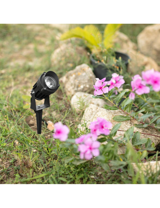 Spot LED Extérieur 10W RGB Vetusta sur Piquet Spot LED Extérieur 10W RGB Vetusta sur Piquet