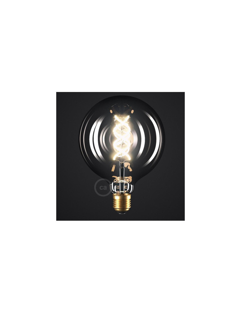 Ampoule LED Filament E27 5W 150 lm G125 Dimmable Smoky Creative-Cables DL700179