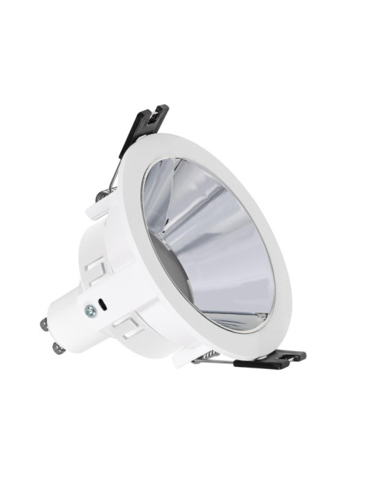 Spot LED Downlight Conique GU10 6W Coupe Ø 75mm PC Galvanisé