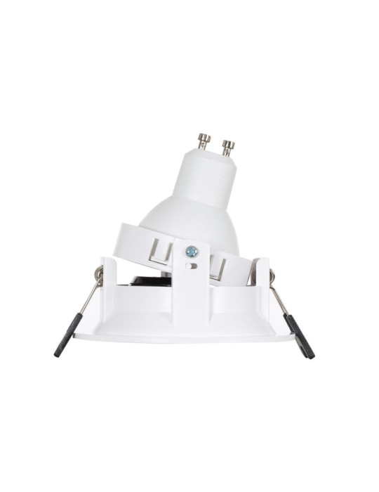 Spot LED Downlight Conique GU10 6W Coupe Ø 75mm PC Galvanisé