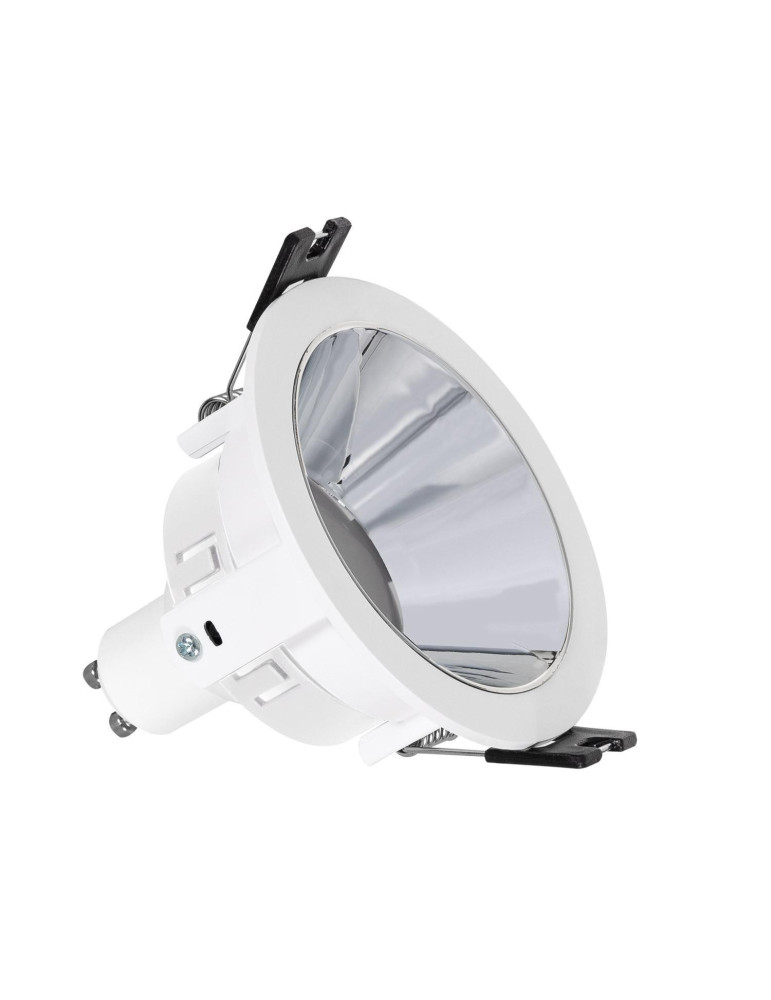 Spot LED Downlight Conique GU10 6W Coupe Ø 75mm PC Galvanisé