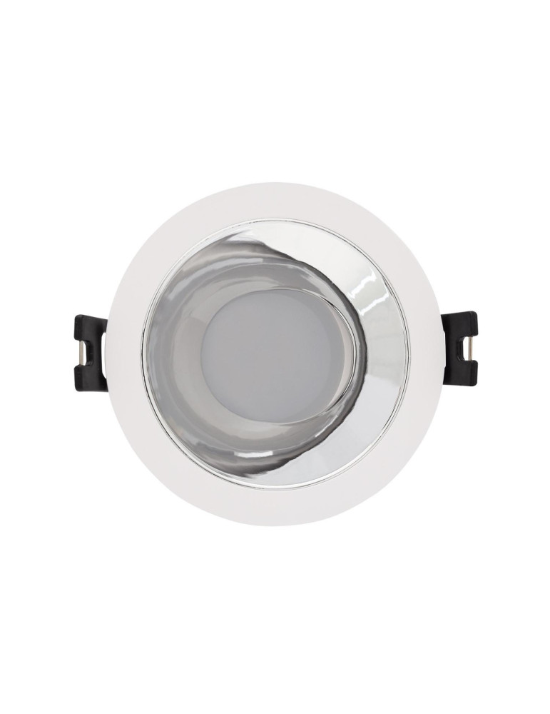 Spot LED Downlight Conique GU10 6W Coupe Ø 75mm PC Galvanisé