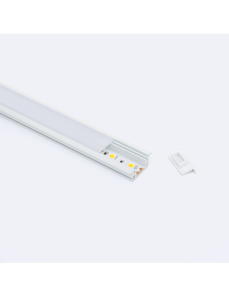 Profilé Aluminium Sol en pour Ruban LED jusqu'à 12 mm