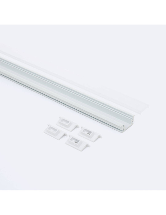 Profilé Aluminium Sol en pour Ruban LED jusqu'à 12 mm