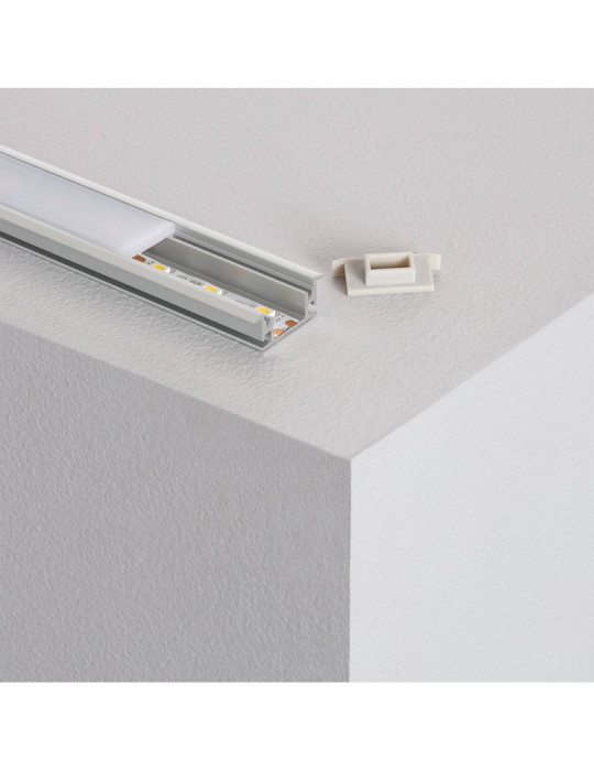 Profilé Aluminium Sol en pour Ruban LED jusqu'à 12 mm Profilé Aluminium Sol en pour Ruban LED jusqu'à 12 mm
