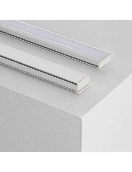 Profilé Aluminium Sol en pour Ruban LED jusqu'à 12 mm