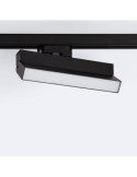 Spot Linéaire LED sur Rail Triphasé 24W CCT Dimmable Elegant Noir