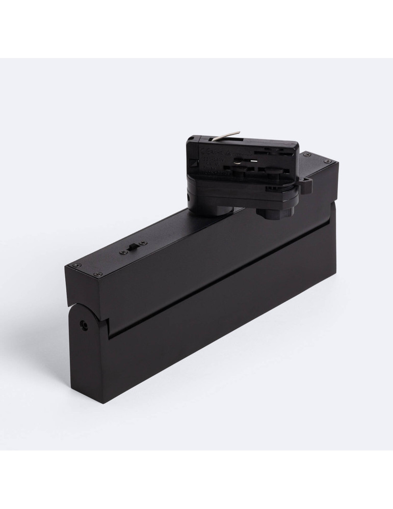 Spot Linéaire LED sur Rail Triphasé 24W CCT Dimmable Elegant Noir