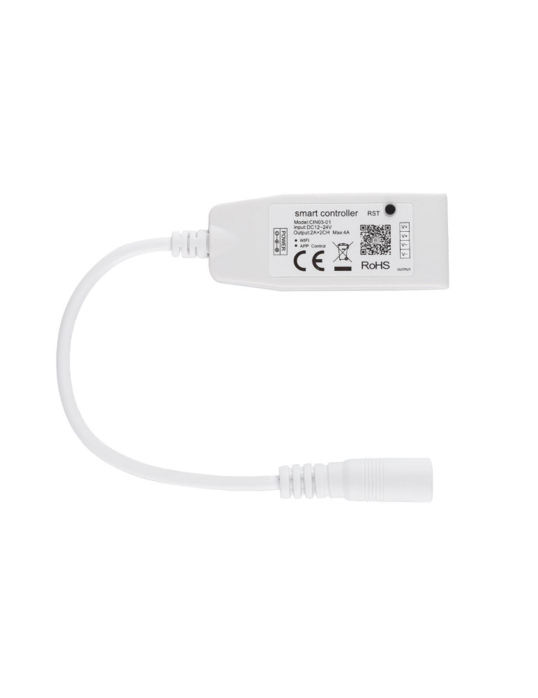 Mini Contrôleur Variateur Ruban LED 12/24V DC Monochrome WiFi
