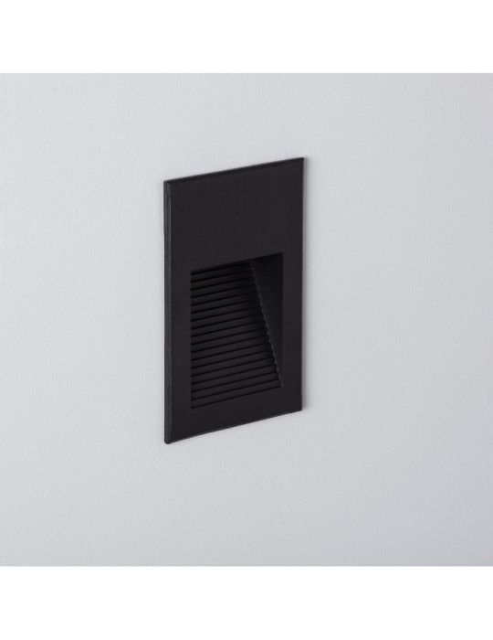 Balise LED Extérieure 5W Encastrable au Mur Goethe Noire