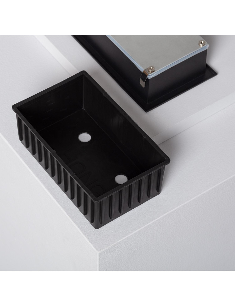 Balise LED Extérieure 5W Encastrable au Mur Goethe Noire