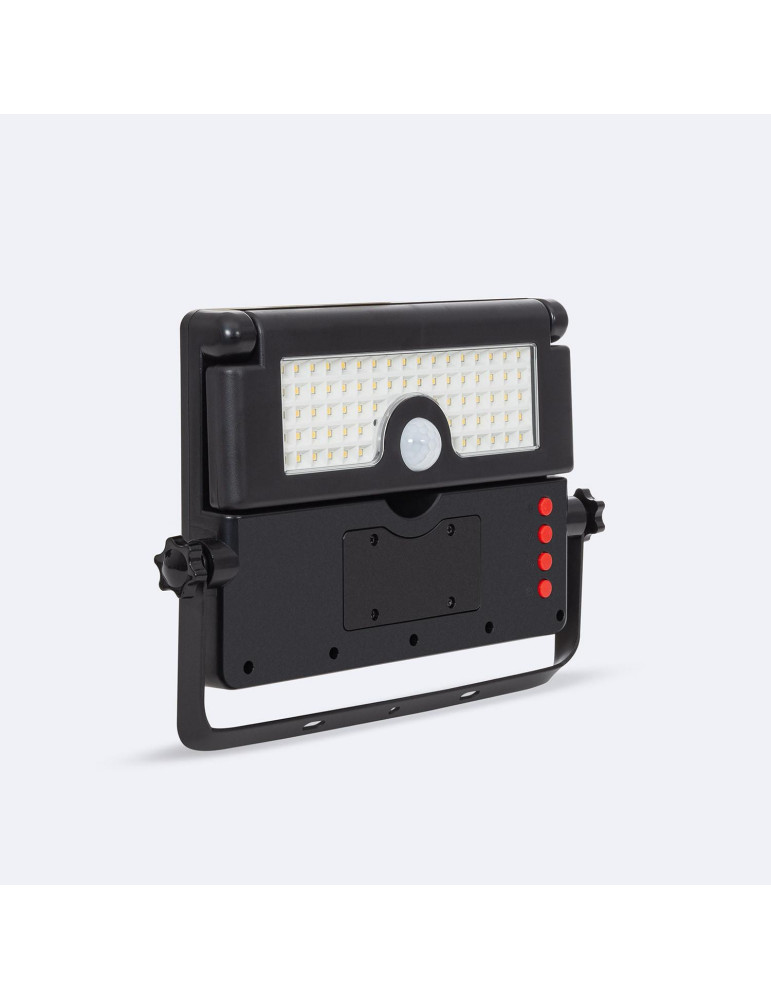 Projecteur LED Solaire 6W IP54 avec Détecteur de Mouvement PIR et Crépusculaire
