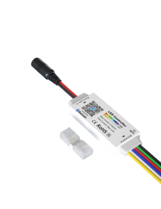 Contrôleur Variateur WiFi pour Ruban LED RVB 5/24 V DC Contrôleur Variateur WiFi pour Ruban LED RVB 5/24 V DC