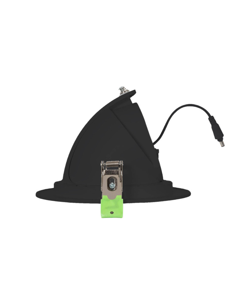 Downlight LED 38W Rond Orientable OSRAM CCT 120 lm/W LIFUD Coupe Ø 170 mm Noir