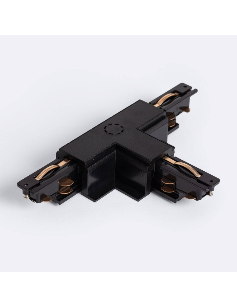 Connecteur 'Right Side' Type T pour Rail Triphasé DALI Track Encastré Aluminium