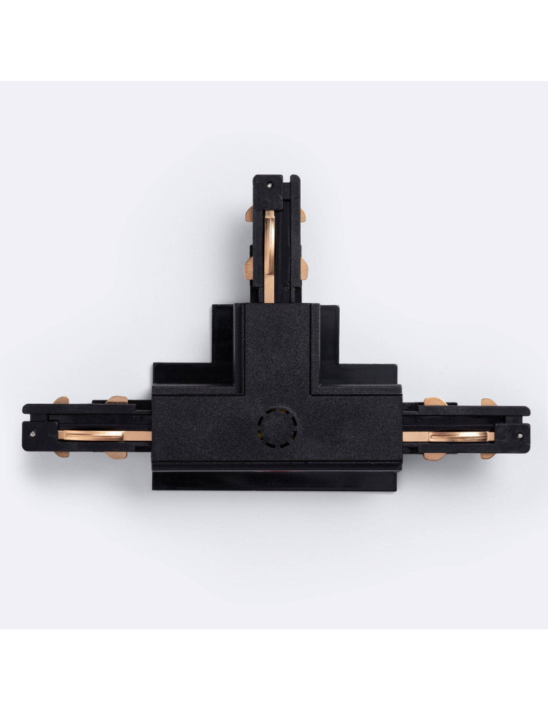 Connecteur 'Right Side' Type T pour Rail Triphasé DALI Track Encastré Aluminium