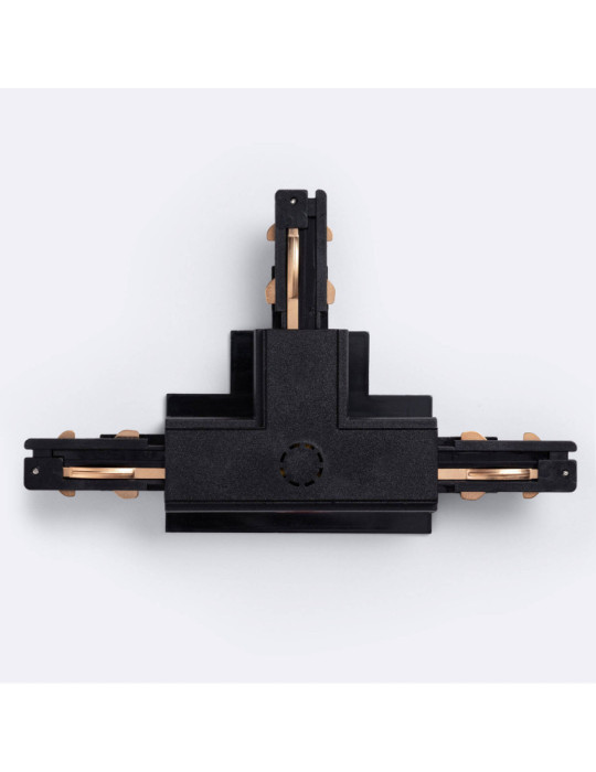 Connecteur 'Right Side' Type T pour Rail Triphasé DALI Track Encastré Aluminium