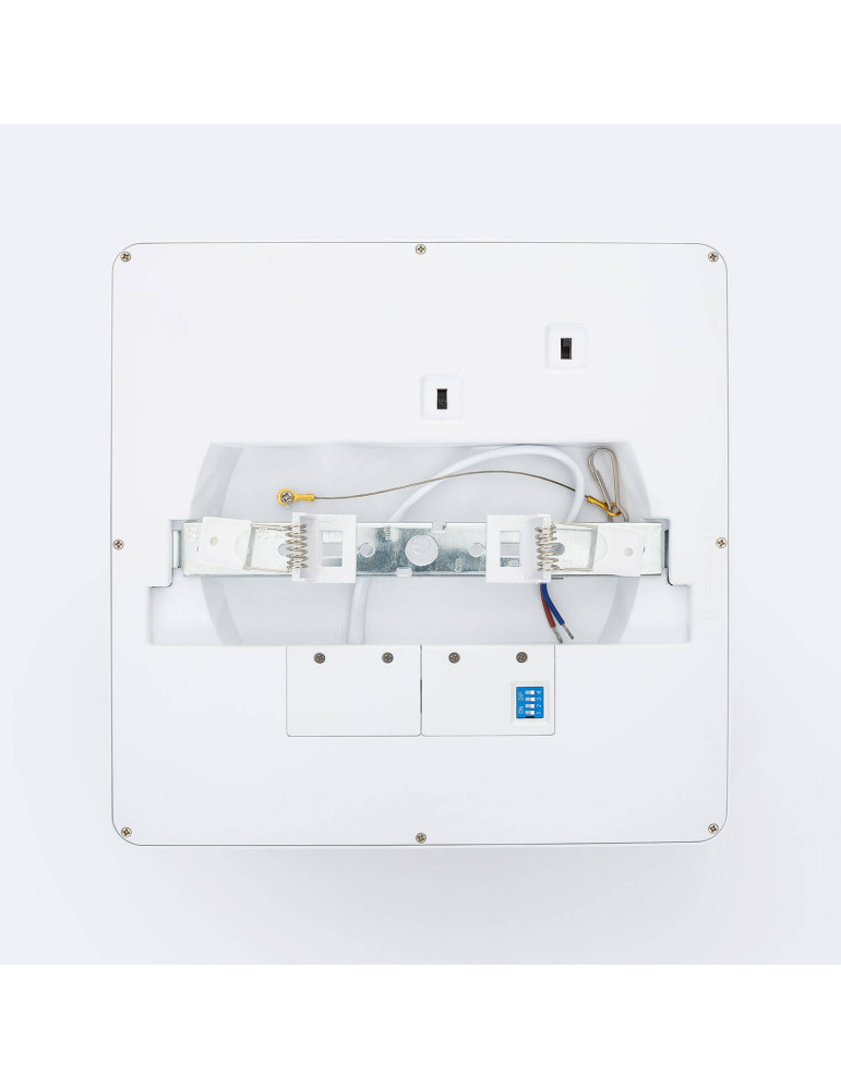 Downlight LED 9-12-18W Carrée CCT Détecteur de Mouvement et Crépuscule Coupe 55-200 mm