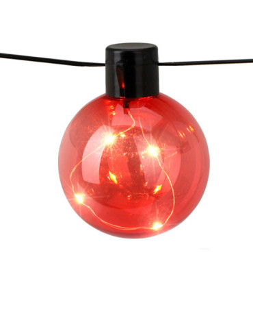 Guirlande Extérieure LED RGB de 10 Ampoules Jarli 7.5m