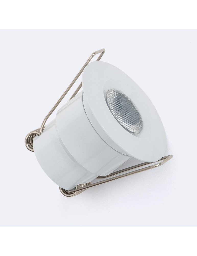 Downlight LED 3W 3V DC Meuble avec Connecteur Rapide Coupe Ø 30 mm