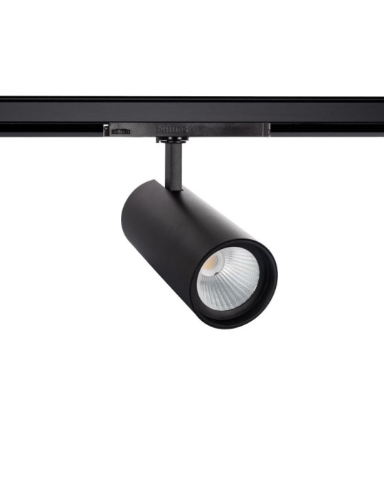 Spot LED sur Rail Triphasé 40W d'Angelo PHILIPS Xitanium Noir