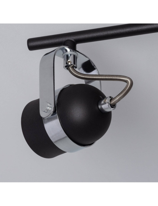 Plafonnier Orientable Aluminium Sinner 3 Spots Noir