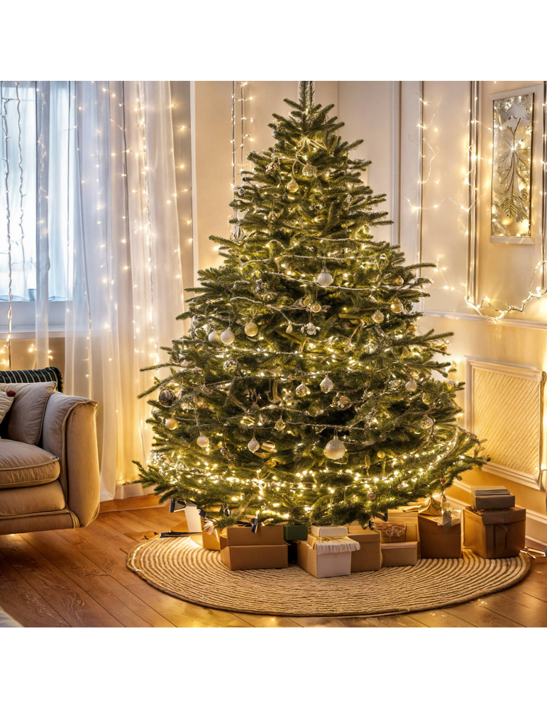 Guirlande LED Fil de Fer Dorée à Piles 10m