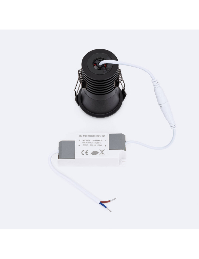 Spot Downlight LED 7W Rond MINI Coupe Ø 55 mm
