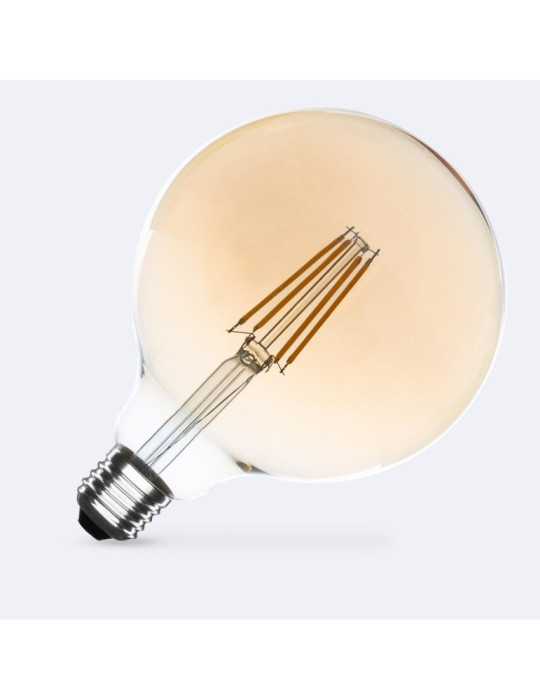 Ampoule LED Filament E27 8W 750 lm Dimmable G125 Gold Ampoule LED Filament E27 8W 750 lm Dimmable G125 Gold