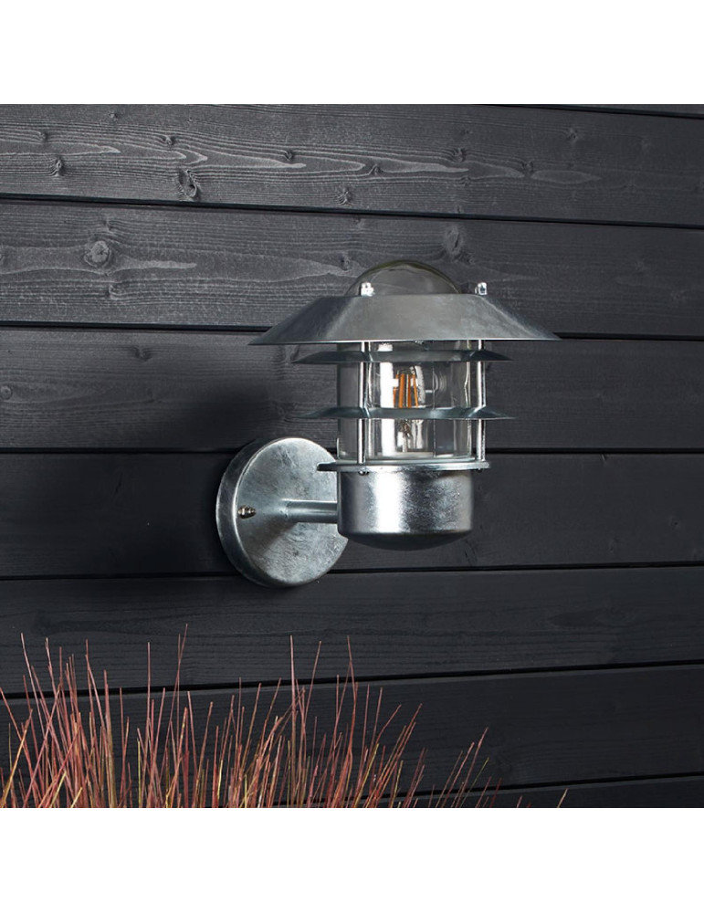 Edit Coastal Stage Outdoor Wall Light - Galvanised Steel