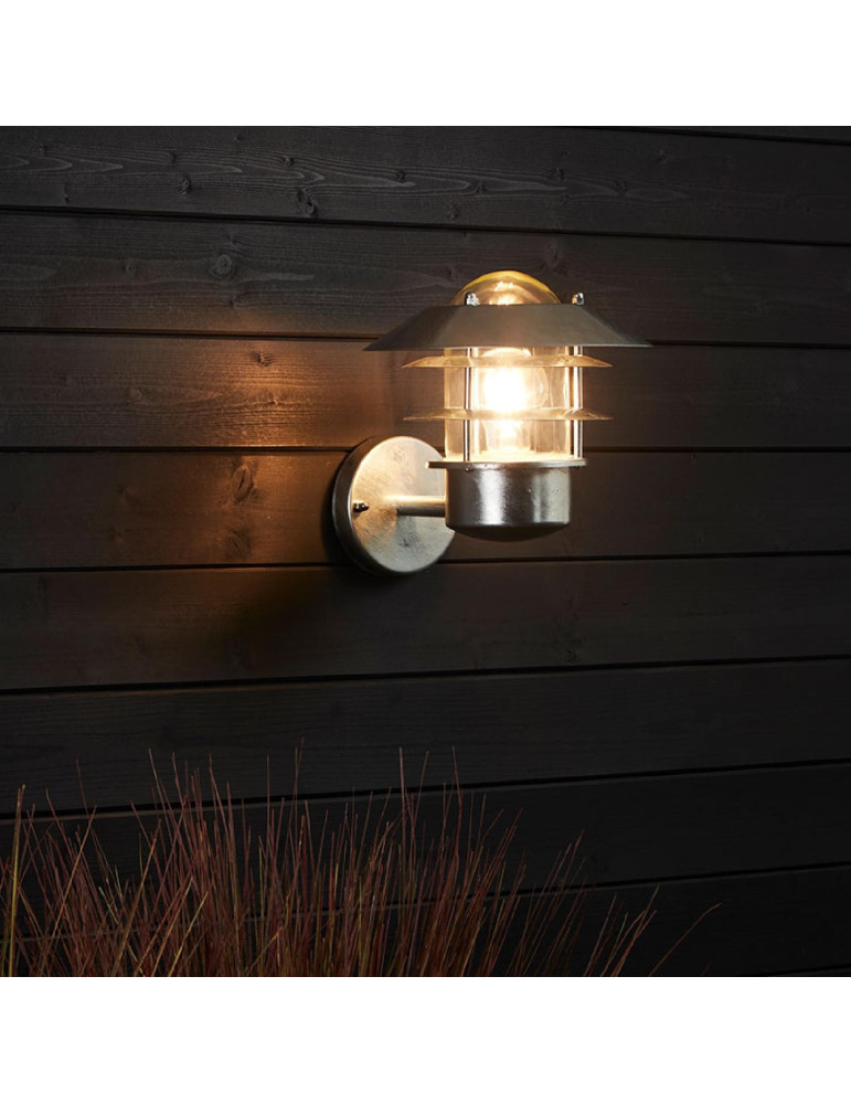Edit Coastal Stage Outdoor Wall Light - Galvanised Steel