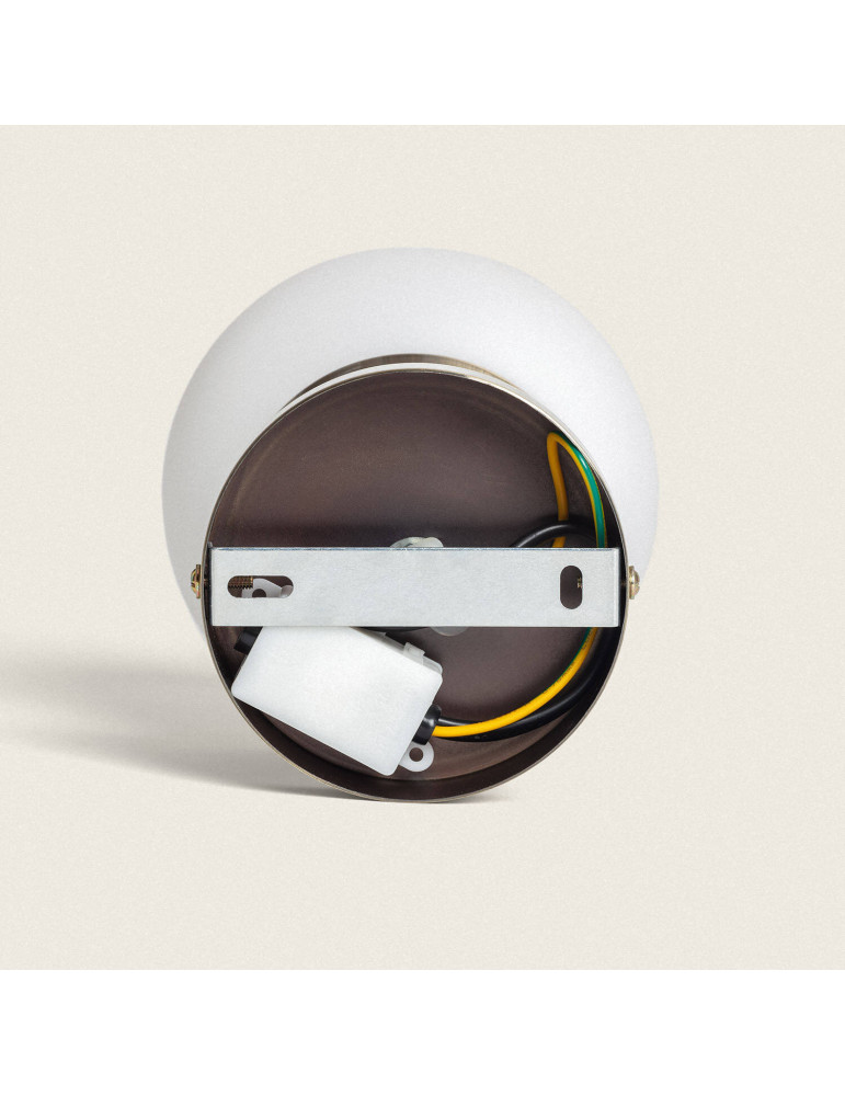 Plafonnier Métal et Verre Evie