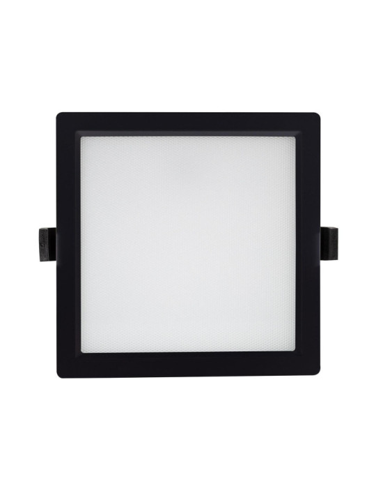 Downlight LED 25W Carré SAMSUNG Aero 130 lm/W Microprismatique LIFUD Coupe 165x165 mm Noir