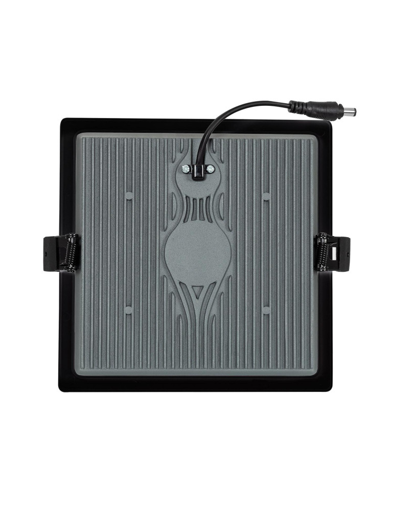 Downlight LED 25W Carré SAMSUNG Aero 130 lm/W Microprismatique LIFUD Coupe 165x165 mm Noir