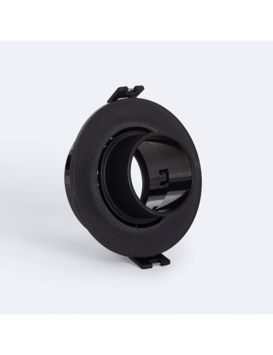 Collerette Downlight Conique Orientable Faible UGR pour Ampoule LED GU10 / GU5.3 Coupe Ø75 mm Suefix Collerette Downlight Conique Orientable Faible UGR pour Ampoule LED GU10 / GU5.3 Coupe Ø75 mm Suefix