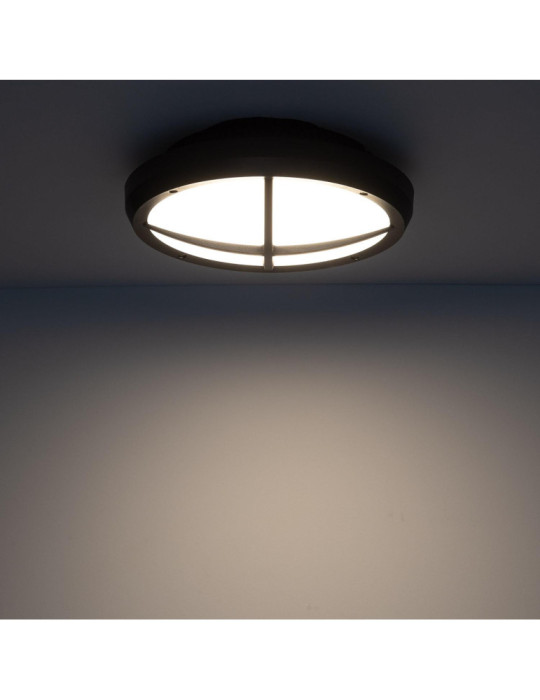 Plafonnier LED Extérieur Rond Linus IP65 13.5W Ø300 mm