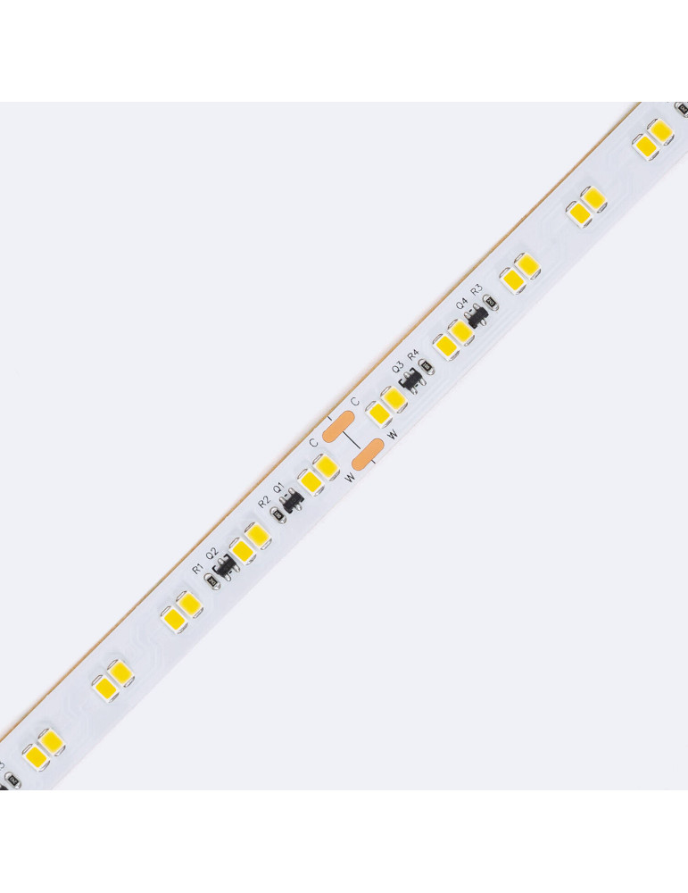 Ruban LED 24V DC Dimmable SMD2835 140LED/m 5m IP20 Largeur 10mm Coupe tous les 100cm Dim to Warm