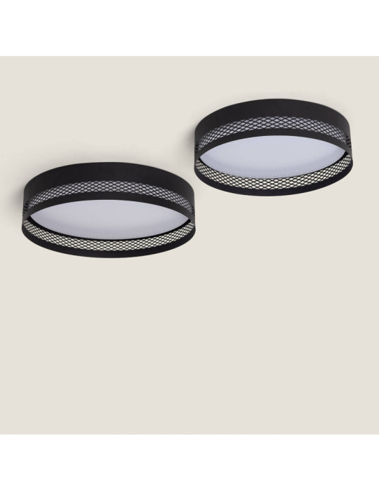 Plafonnier LED 40W Métal Saska L