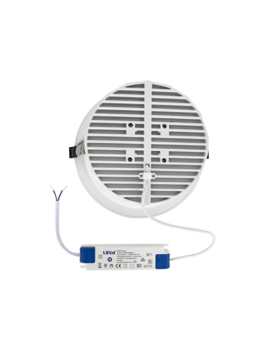 Downlight LED 36W Rond Premium CRI90 LIFUD Coupe Ø 170 mm