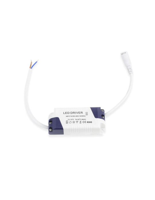 Dalle LED 9W Ronde Extra-Plate Coupe Ø 133 mm