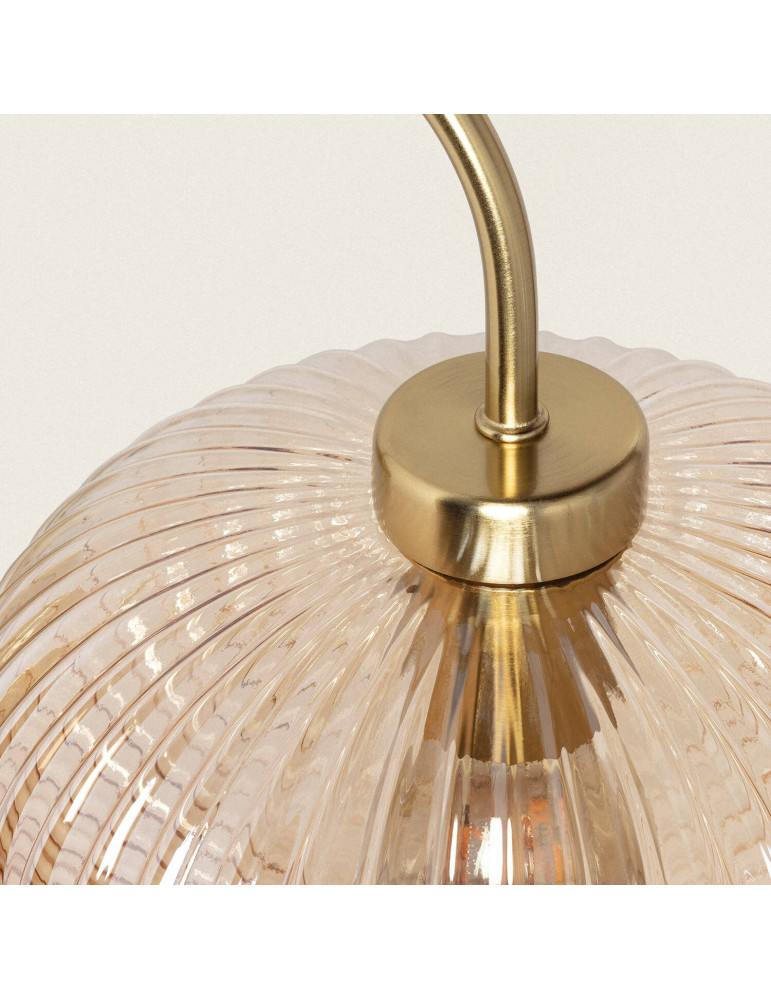 Lampe Murale Métal et Verre Basile