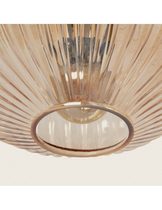Lampe Murale Métal et Verre Basile