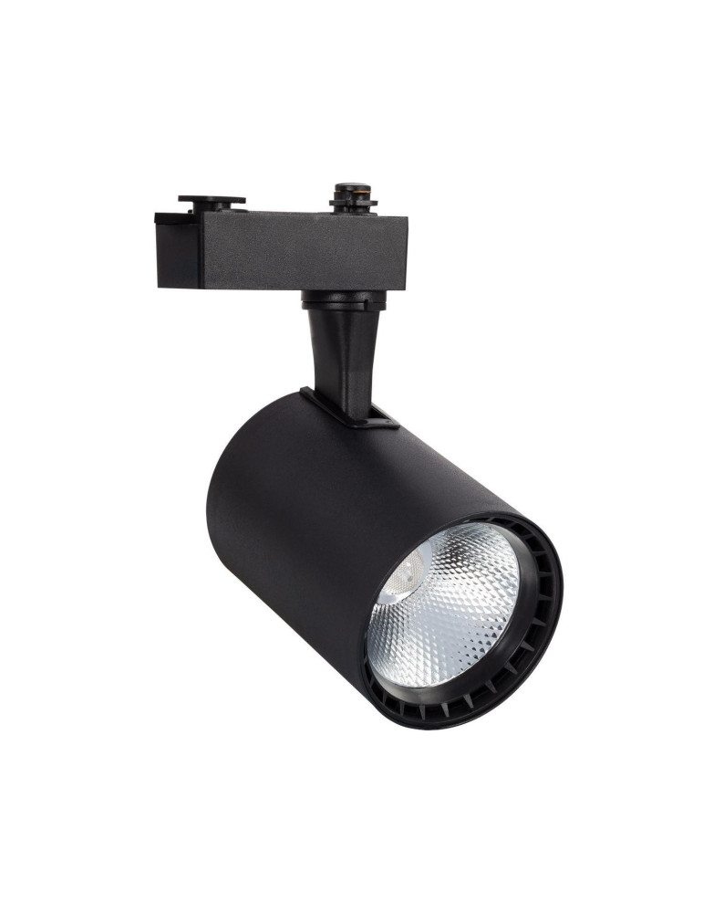 Spot LED sur Rail Monophasé 20W Bron Noir