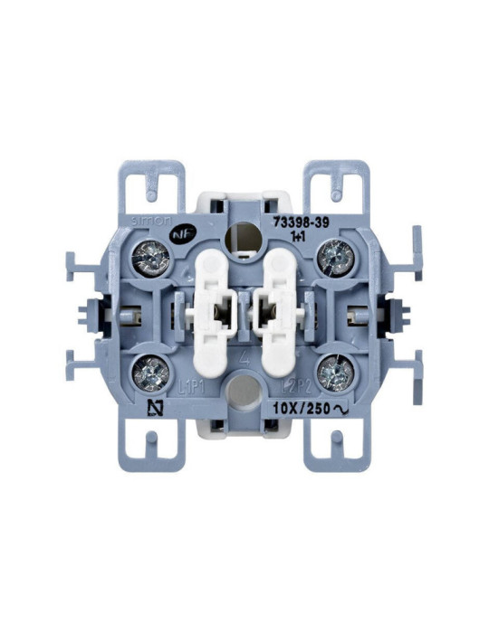 Interrupteur Double SIMON 73 Loft 73398-39