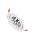 Spot Downlight LED 12 W Orientable Rond AR111 Coupe Ø120 mm
