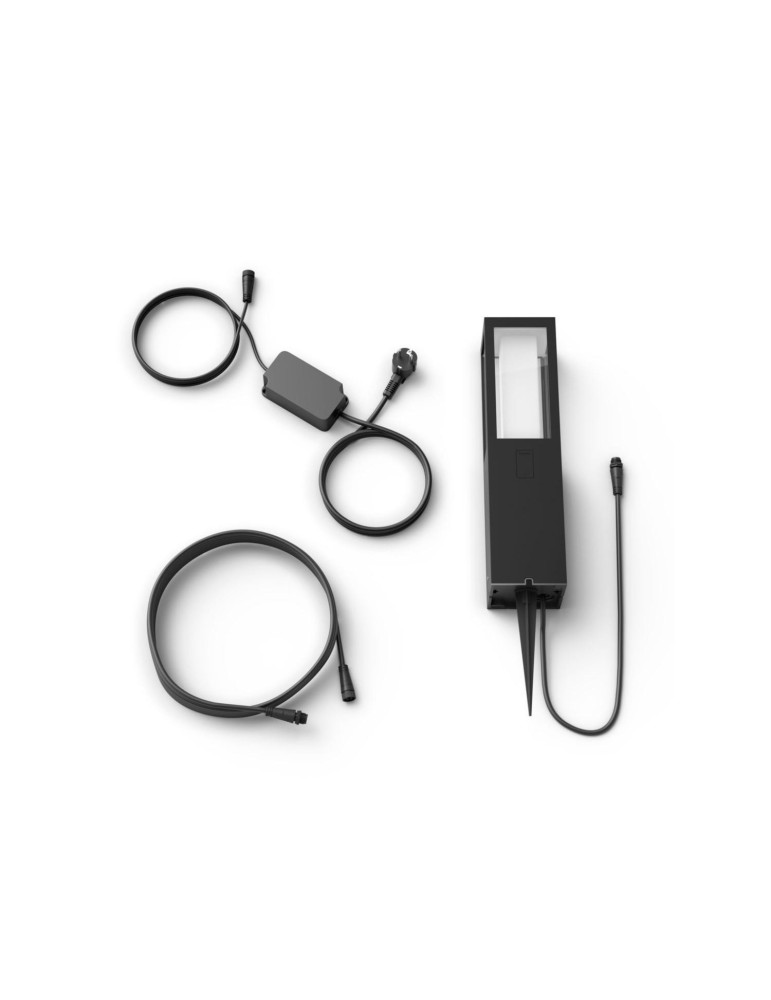 Balise LED Extérieure RGBW 2x8W en Saillie sur Pied 40cm White Color Impress PHILIPS Hue